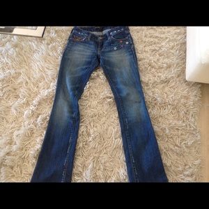 Lucky Brand Embroidered Jeans